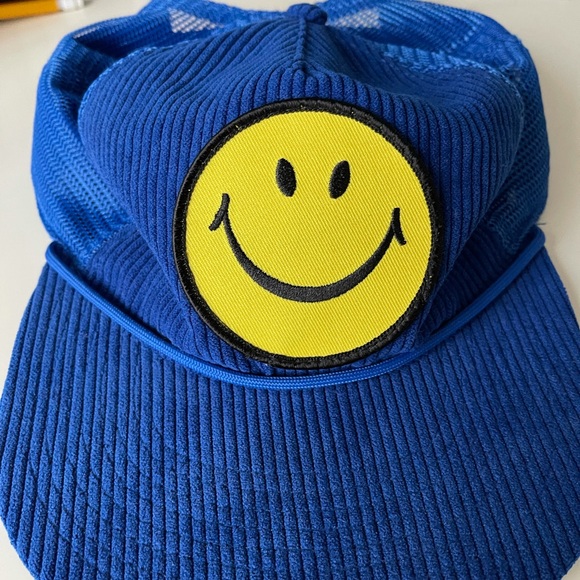 Blue Aviator Nation Smiley Face Hat - Picture 3 of 5